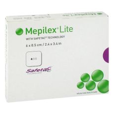 MEPILEX Lite Schaumverband 6x8,5 cm steril (PZN 11690611)