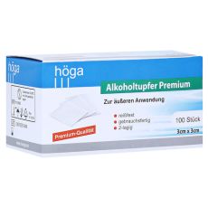 ALKOHOLTUPFER Premium 3x3 cm (PZN 11112682)