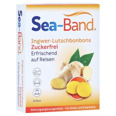 SEA-BAND Ingwer-Lutschbonbons zuckerfrei (PZN 15616250)