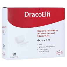 DRACOELFI elast.Fixierbinde 4 cmx4 m gekreppt (PZN 00736267)