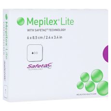 MEPILEX Lite Schaumverband 6x8,5 cm steril (PZN 00138537)