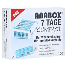 ANABOX Compact 7 Tage Wochendosierer blau/weiß (PZN 14165727)