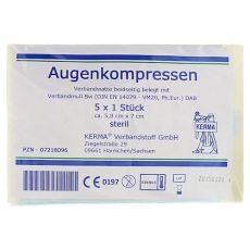 AUGENKOMPRESSEN 5,8x7 cm steril (PZN 07218096)