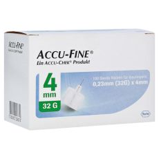 ACCU FINE sterile Nadeln f.Insulinpens 4 mm 32 G (PZN 12772535)