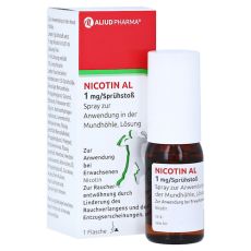 NICOTIN AL 1 mg/Sprühstoß Spray z.Anw.i.d.Mundhö. (PZN 16086328)