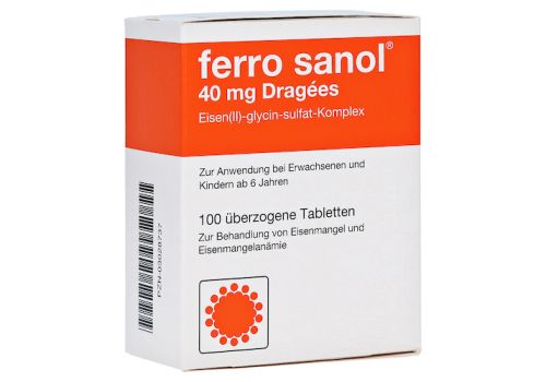 Ferro sanol 40mg Dragees – PZN 03028737 (PZN 03028737)