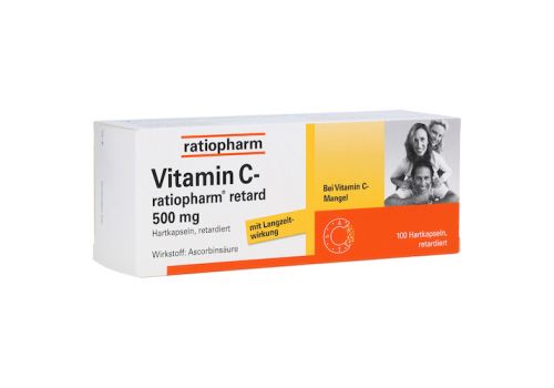 Vitamin C-ratiopharm retard 500mg – PZN 07260885 (PZN 07260885)