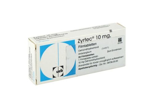 Zyrtec 10mg – PZN 04967029 (PZN 04967029)