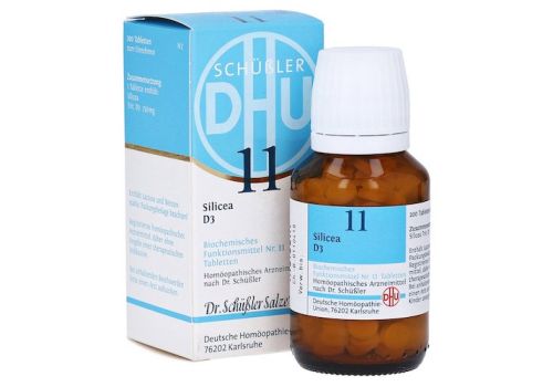 BIOCHEMIE DHU 11 Silicea D 3 Tabletten – PZN 02580929 (PZN 02580929)