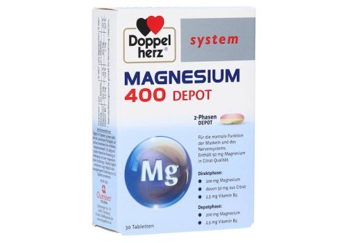 Doppelherz system Magnesium 400 Depot – PZN 11034864 (PZN 11034864)