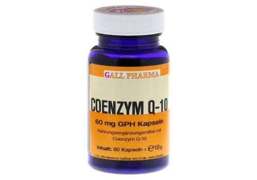 COENZYM Q10 60 mg GPH Kapseln – PZN 01551216 (PZN 01551216)