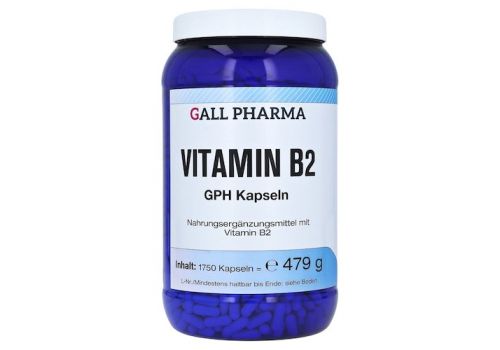 VITAMIN B2 GPH Kapseln – PZN 02552086 (PZN 02552086)