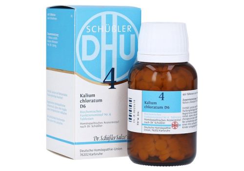 BIOCHEMIE DHU 4 Kalium chloratum D 6 Tabletten – PZN 06584031 (PZN 06584031)