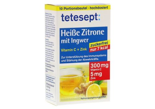 TETESEPT heiße Zitrone mit Ingwer zuckerfr.Pulver – PZN 09714089 (PZN 09714089)