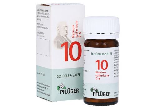 BIOCHEMIE Pflüger 10 Natrium sulfuricum D 6 Tabl. – PZN 06319671 (PZN 06319671)