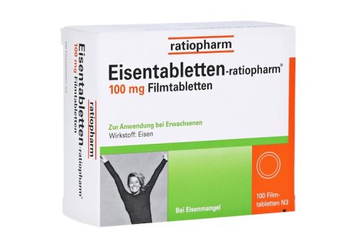 Eisentabletten-ratiopharm 100mg – PZN 06958543 (PZN 06958543)