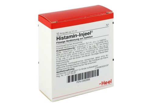 HISTAMIN Injeel Ampullen – PZN 00490688 (PZN 00490688)