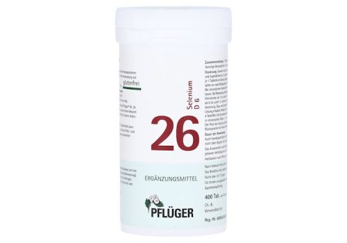 BIOCHEMIE Pflüger 26 Selenium D 6 Tabletten – PZN 05919251 (PZN 05919251)