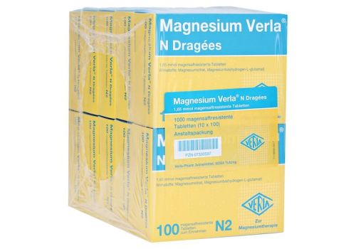 Magnesium Verla N Dragees – PZN 07330597 (PZN 07330597)