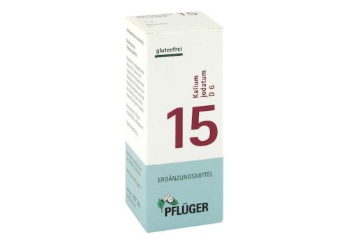 BIOCHEMIE Pflüger 15 Kalium jodatum D 6 Tabletten – PZN 06321490 (PZN 06321490)