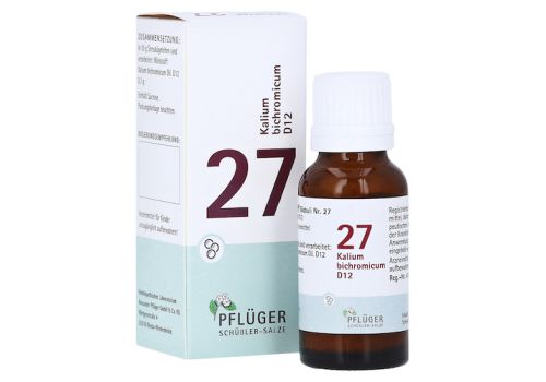 BIOCHEMIE Pflüger 27 Kalium bichromicum D 12 Glob. – PZN 17278432 (PZN 17278432)