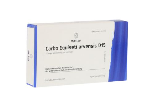 CARBO EQUISETI arvensis D 15 Ampullen – PZN 01620242 (PZN 01620242)