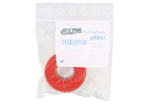 ELITE PLAST Rollenpfl.1,25 cmx5 m haut – PZN 07540277 (PZN 07540277)