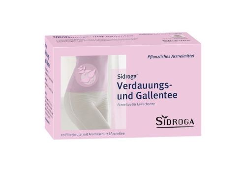 SIDROGA Verdauungs- und Gallentee Filterbeutel – PZN 10109229 (PZN 10109229)