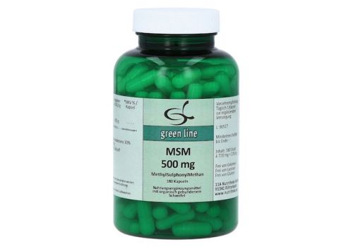 MSM 500 mg Kapseln – PZN 10917455 (PZN 10917455)