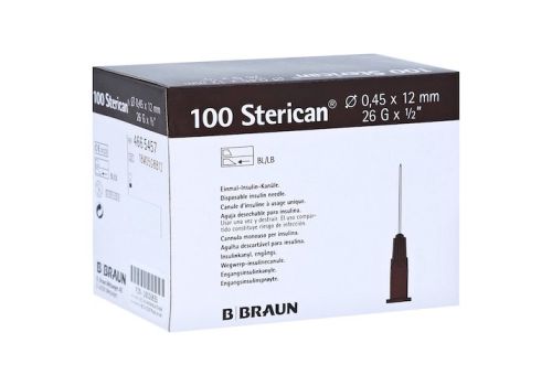 STERICAN Ins.Einm.Kan.26 Gx1/2 0,45x12 mm – PZN 16016635 (PZN 16016635)