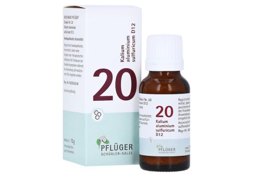 BIOCHEMIE Pflüger 20 Kalium alumin.sulfur.D 12 Gl. – PZN 17278343 (PZN 17278343)