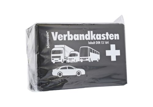 KFZ-VERBANDKASTEN KU m.Füll.Stand.DIN13164 schwarz – PZN 11047884 (PZN 11047884)