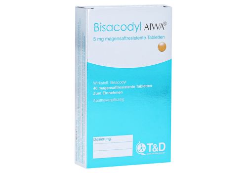 Bisacodyl AIWA 5mg Dragees – PZN 14160351 (PZN 14160351)