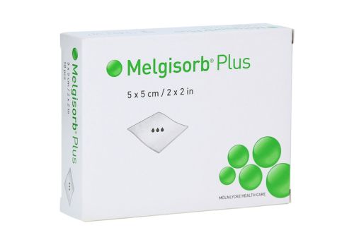 MELGISORB Plus Alginat Verband 5x5 cm steril – PZN 09932656 (PZN 09932656)