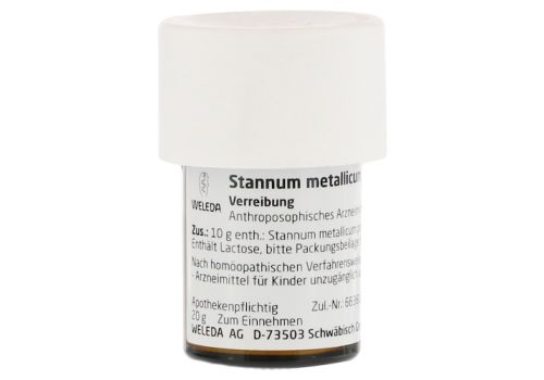 STANNUM METALLICUM praeparatum D 12 Trituration – PZN 07080700 (PZN 07080700)