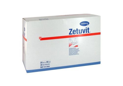 ZETUVIT Saugkompressen unsteril 20x40 cm – PZN 03242695 (PZN 03242695)