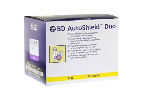 BD AUTOSHIELD Duo Sicherheits-Pen-Nadeln 5 mm – PZN 07685521 (PZN 07685521)