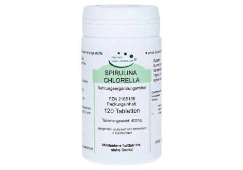 SPIRULINA+CHLORELLA Tabletten – PZN 02165136 (PZN 02165136)