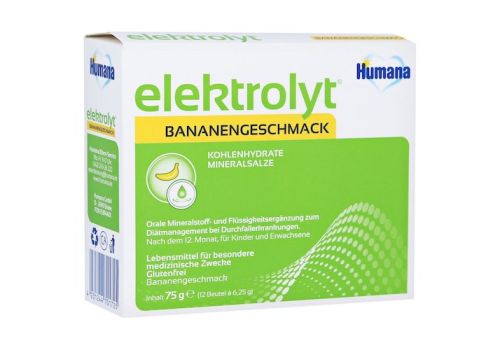 HUMANA Elektrolyt Banane Pulver Faltschachtel – PZN 15394401 (PZN 15394401)