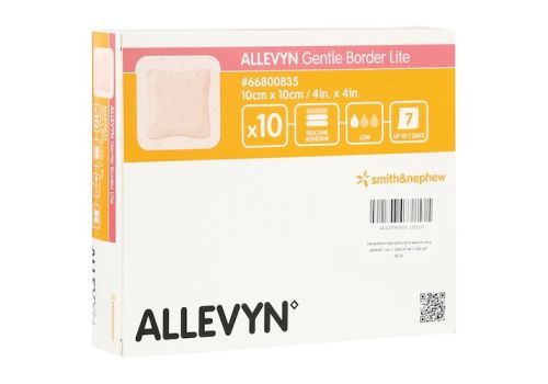 ALLEVYN Gentle Border Lite 10x10 cm Schaumverb. – PZN 11051638 (PZN 11051638)