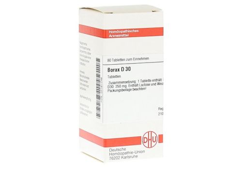 BORAX D 30 Tabletten – PZN 07161746 (PZN 07161746)