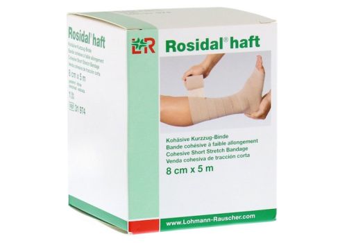 ROSIDAL haft Kompressionsbinde 8 cmx5 m – PZN 10111479 (PZN 10111479)