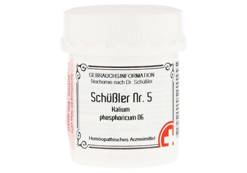 SCHÜSSLER Nr.5 Kalium phosphoricum D 6 Tabletten – PZN 10990558 (PZN 10990558)