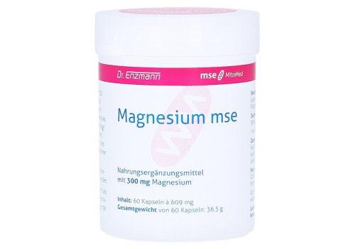 MAGNESIUM MSE Kapseln – PZN 05565540 (PZN 05565540)