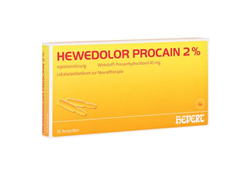 HEWEDOLOR Procain 2% Ampullen – PZN 03919815 (PZN 03919815)