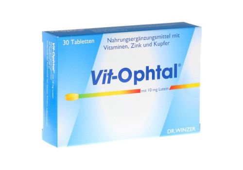 VIT OPHTAL mit 10 mg Lutein Tabletten – PZN 04781098 (PZN 04781098)