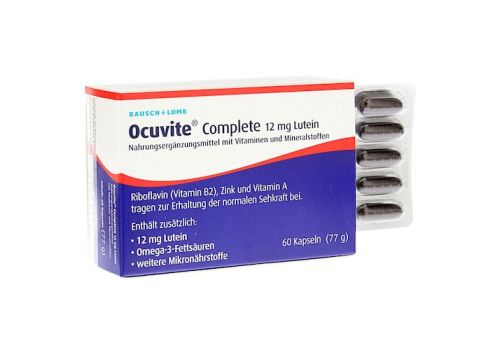 Ocuvite Complete 12 mg Lutein Kapseln – PZN 04871513 (PZN 04871513)