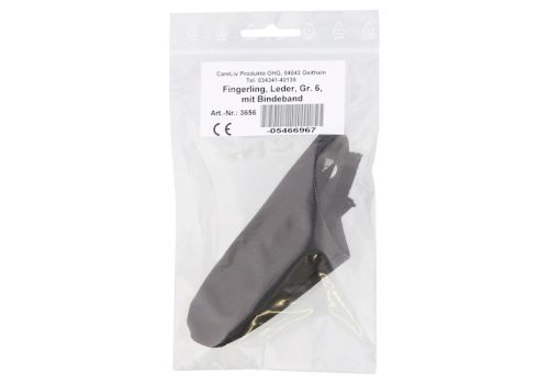 FINGERLING Leder Gr.6 mit Bindeband – PZN 05466967 (PZN 05466967)