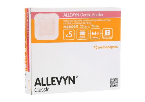 ALLEVYN Gentle Border 7,5x7,5 cm Schaumverb. – PZN 10032053 (PZN 10032053)