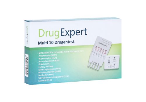 DRUGEXPERT 10 Drogentest:10 Parameter – PZN 15426549 (PZN 15426549)